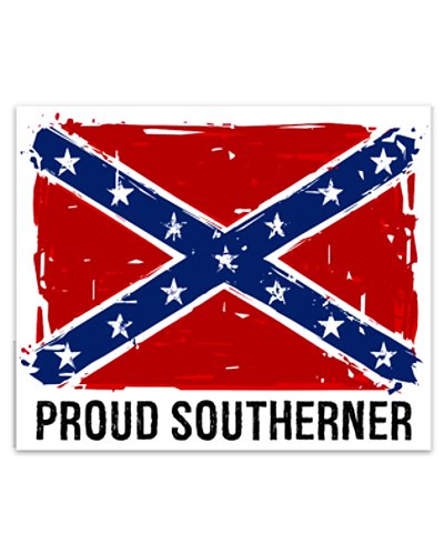 Proud Southerner (Confederate Flag) vinyl decal